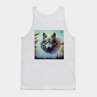 portrait of a wolf Tank Top